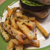 garlicky fries